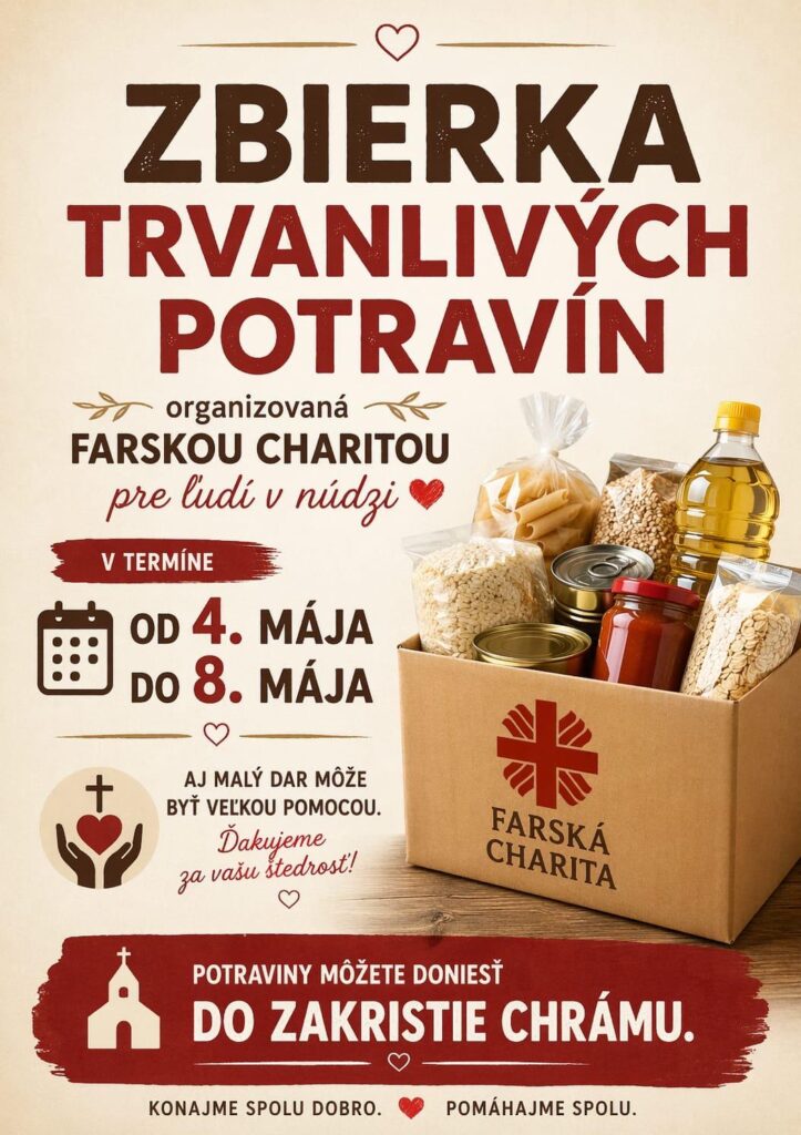 Potravinová zbierka pre Charitu