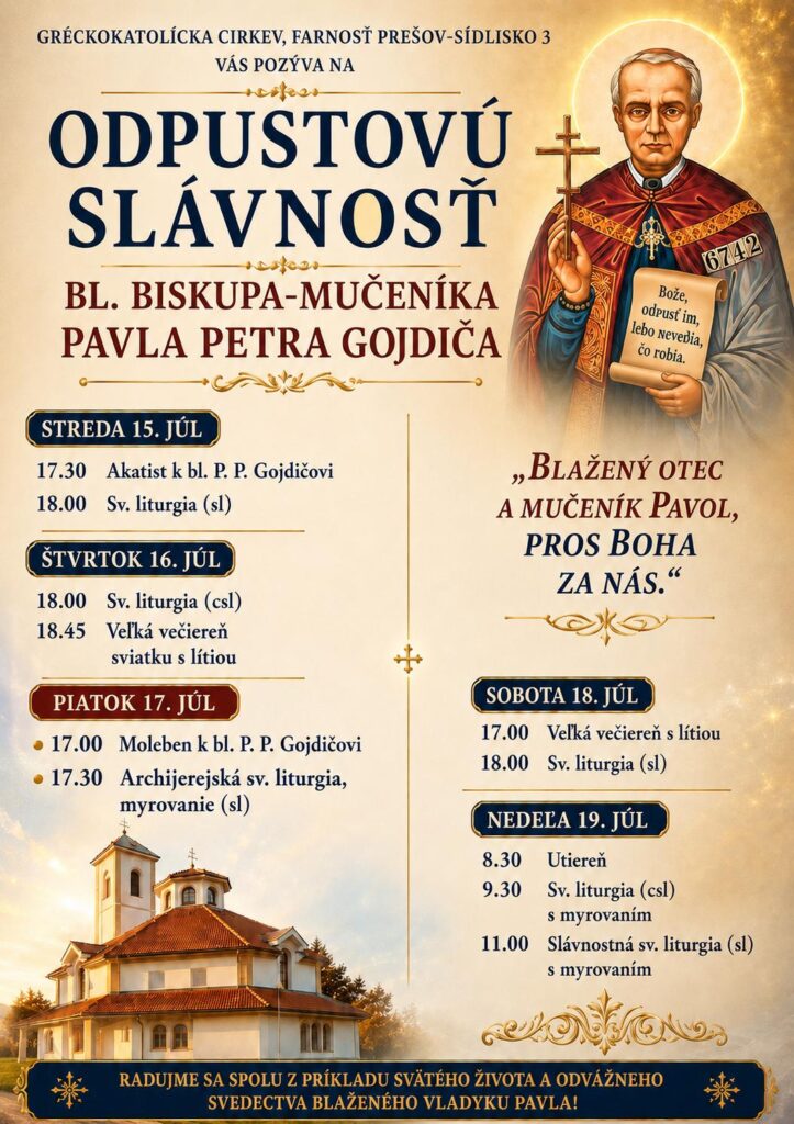Odpustová slávnosť 2026